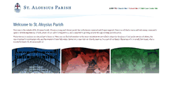 Desktop Screenshot of aloysius.org